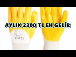 Evde İş Eldiveni Paketleme 2300 TL Kazanmak